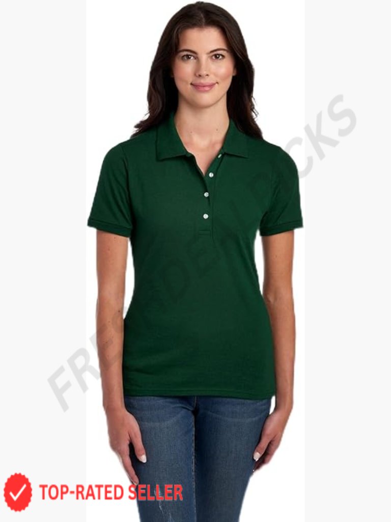 Classic Cotton Blend Polo Shirt Moisture Wicking Preppy Chic Sporty Fit